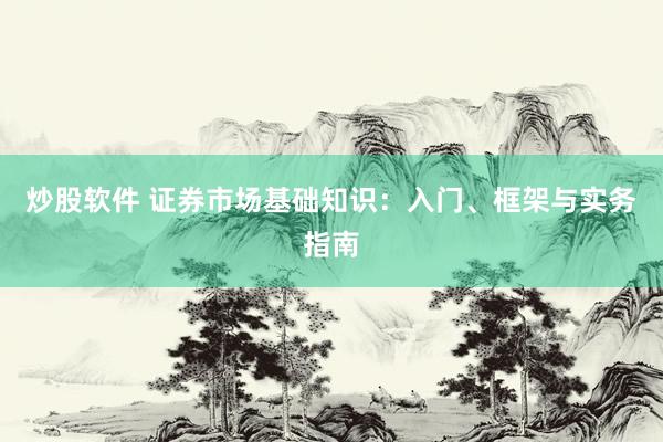 炒股软件 证券市场基础知识：入门、框架与实务指南