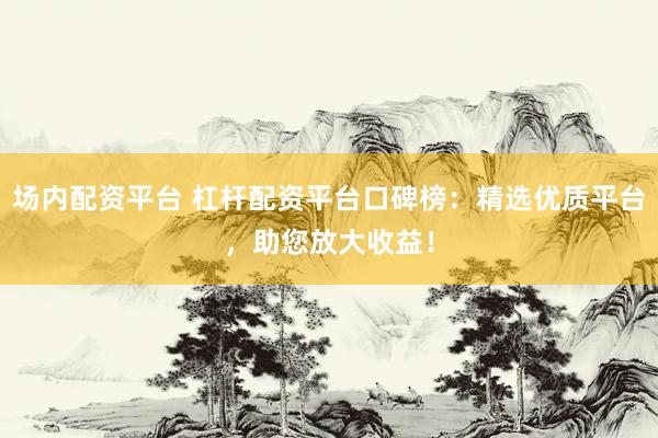 场内配资平台 杠杆配资平台口碑榜：精选优质平台，助您放大收益！